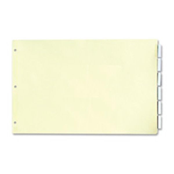 Stride Stride- Inc. STW62200 Index Dividers- 11in.x17in.- Ledger Bindrs- 5-ST- CL- 48-ST- MLA STW62200